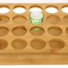 Wood Shot Glasses Holder Tray Small Cups Organizer Whiskey Glass Cups Trays Wine Cup Holder Shot Glass Storage Organizer 4