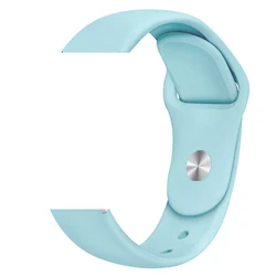 Silicone Sport Strap for Haylou Watches - Soft and Durable Band (Light Blue)