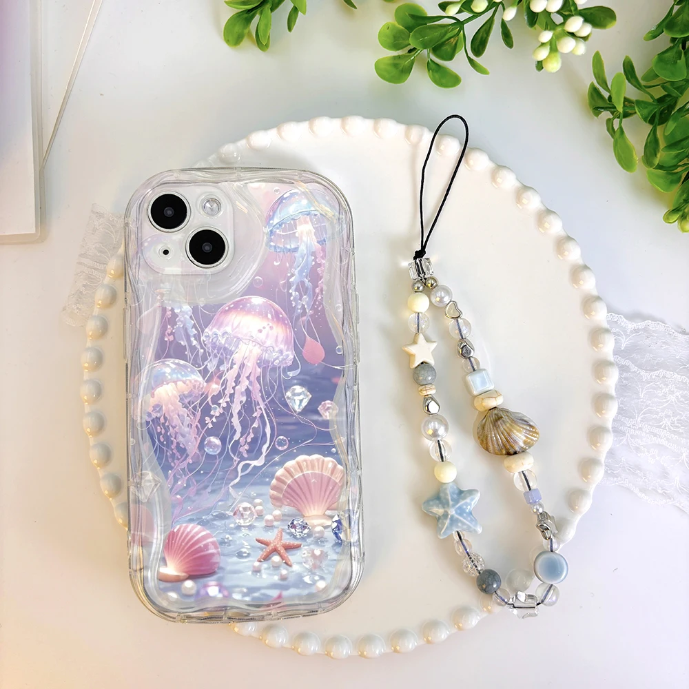 Jellyfish Starfish Design Protective Phone Case