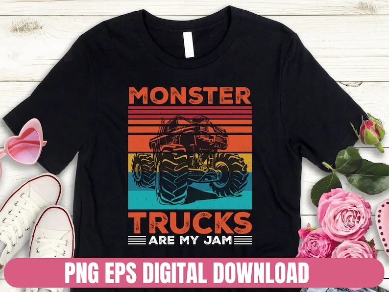 Design Png Monster Trucks Sono La Mia Maglietta Jam Download Di File Digitali Clipart Maniche Lunghe O Corte