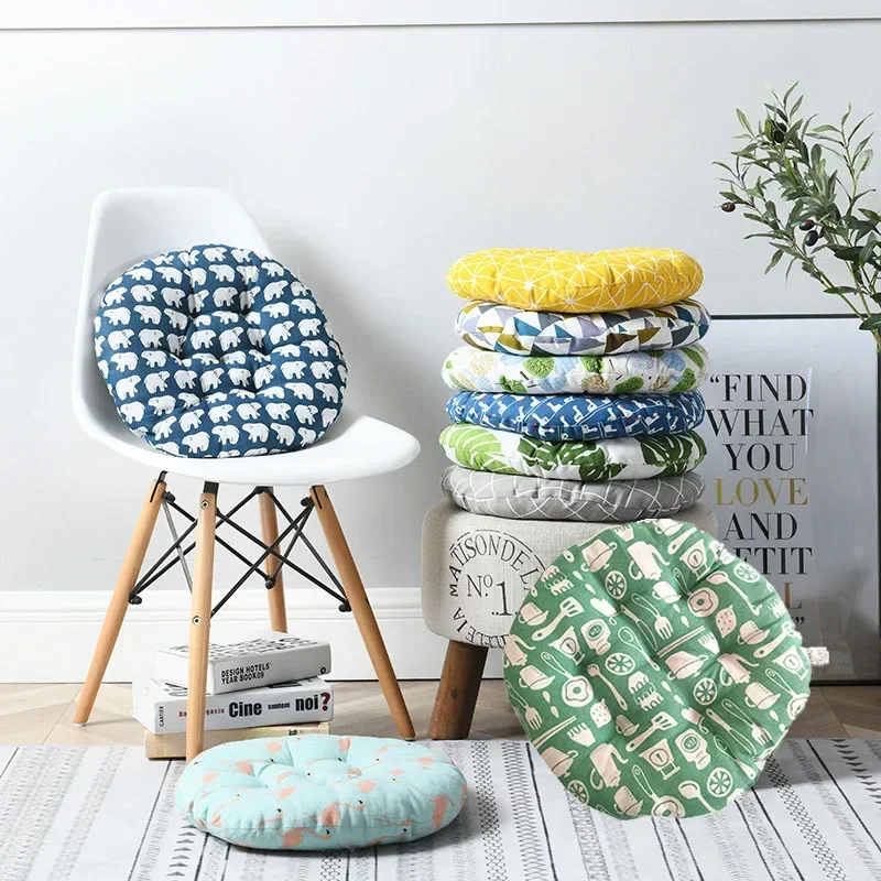 Round Seat Cushion Pad Breathable PP Cotton Chair Cushion Pad for Home Office Sofa Chair Pad cojines decorativos para sofá