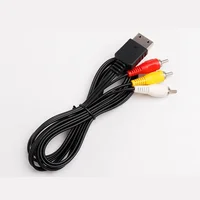 1.8M Composite AV Audio Video TV Adapter Cable for SEGA Dreamcast RCA Cord Cable De Audio - Image 3