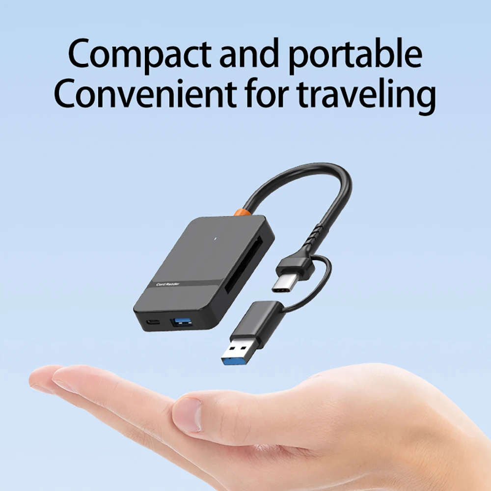 8-in-1 Multi-Functional USB C Card Reader and Adapter