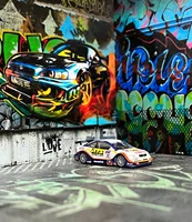 1:64 Graffiti Wall GTR Civic Photo Background Diorame Model Car Garage Scene 1
