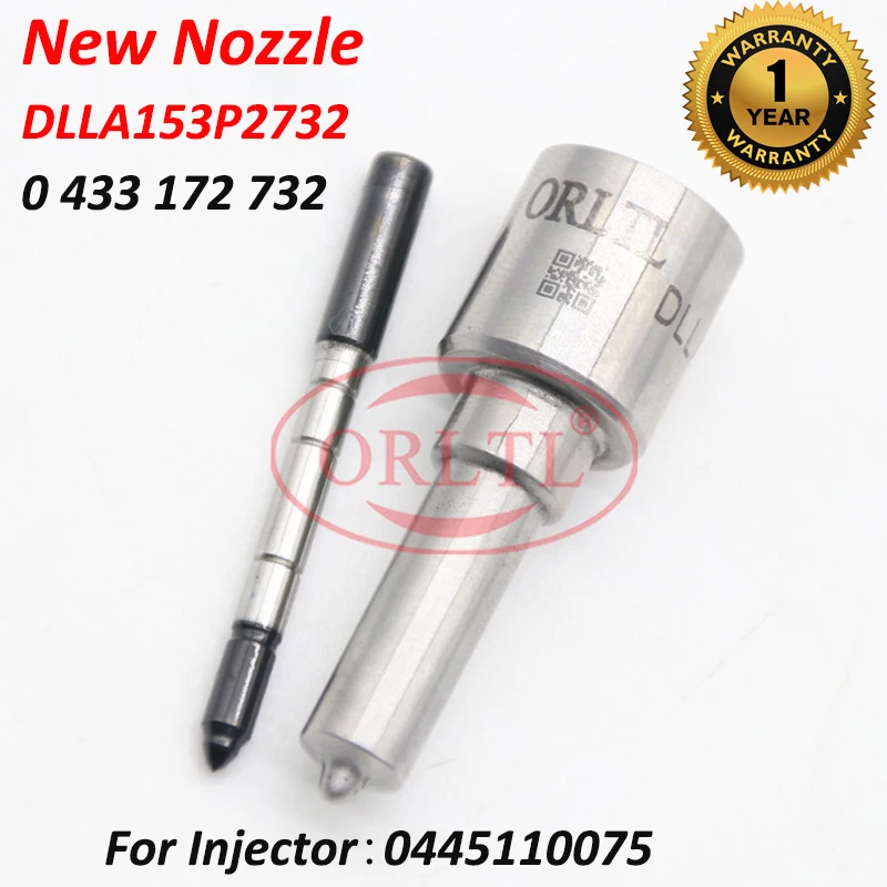

ORLTL New DLLA153P2732 0 433 172 732 Diesel Fuel Injector Nozzle DLLA 153P 2732 0433172732 for 0445110075 0 445 110 075