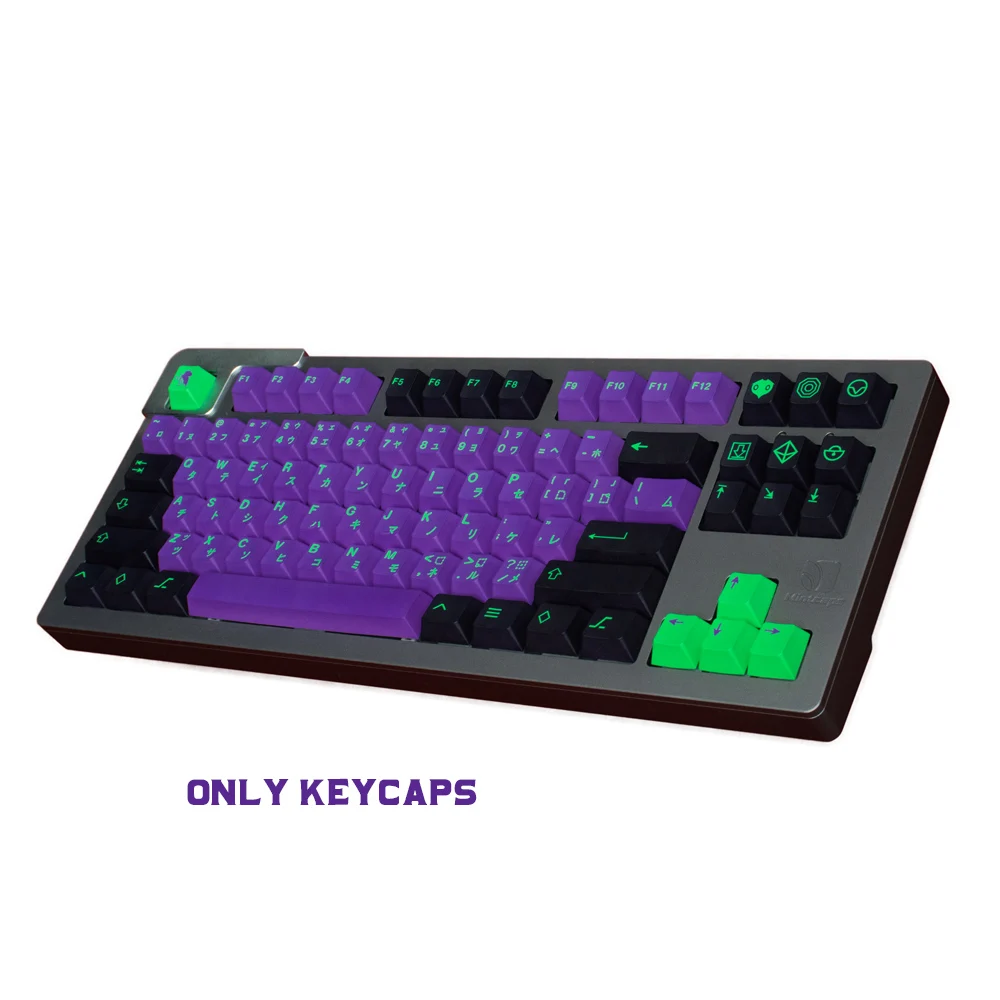 pbt grande conjunto keycap cereja perfil inglês keycaps para mx switch teclado mecânico gmk clones eva personalizado