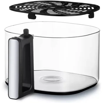 7-Qt Digital Air Fryer with 10 Presets for Healthy Cooking at Home - Non-Toxic Stainless Steel Basket Compact Fry 'N Fold Desig 5
