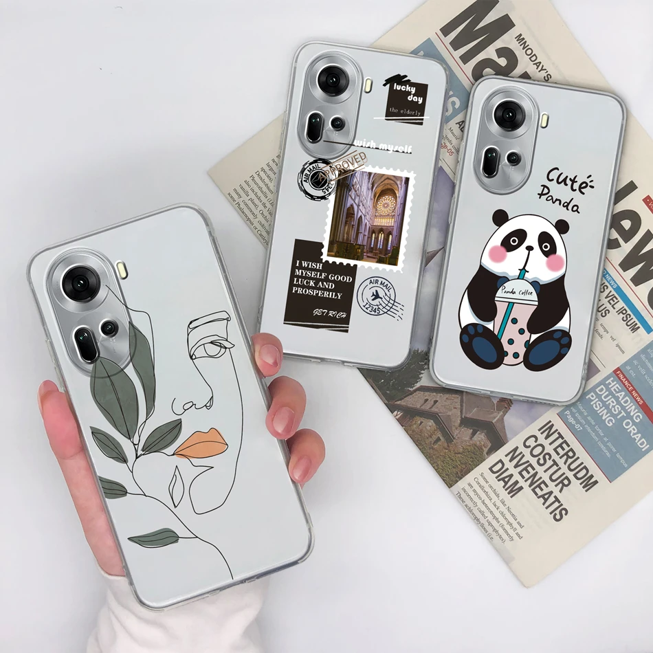 Clear Protective Silicone Anti-Drop Phone Case