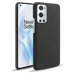 Luxury Fabric Textured Anti-Skid Phone Case Cover for OnePlus Nord N10 5G (Black)