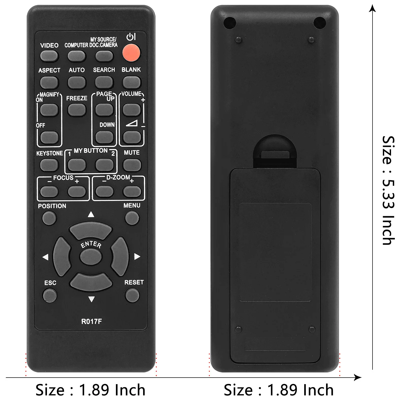 Projector Remote Control Replacement Remote For Hitachi CP-X