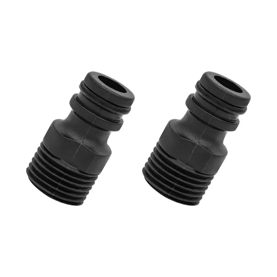 Garden hose connector 2Pcs BSP Threaded Tap Adaptor Garden Water Hose Quick Pipe Connector Fitting Universal Hose Pipe Extension Accessories