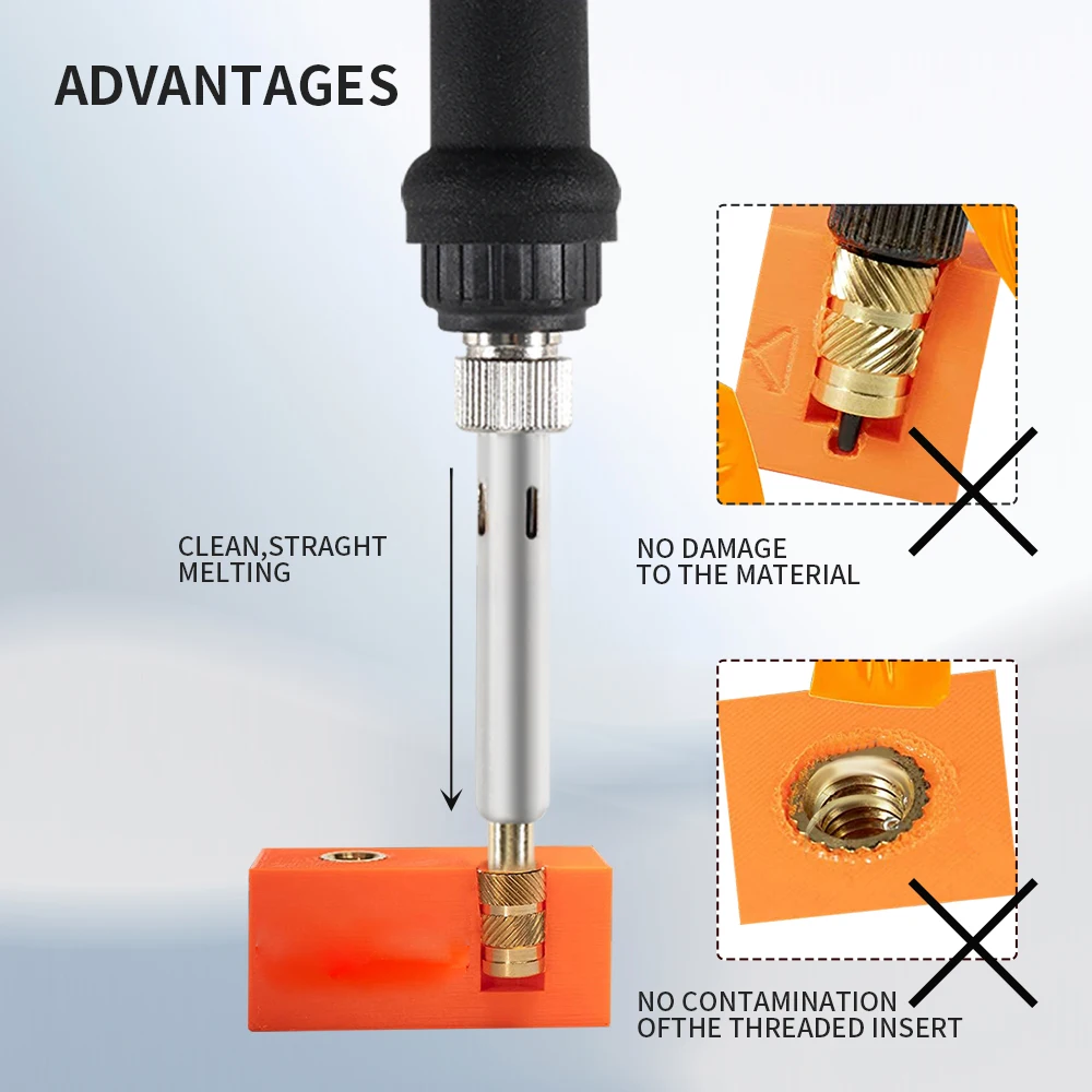 Embutido Kit Ferramenta de Inserção Quente para