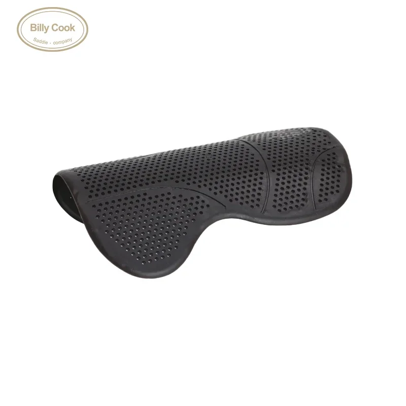Tapis de selle en gel équestre antidérapant, résistant au froid, absorbant les chocs, avec ventilation pour la pratique du trail longue distance