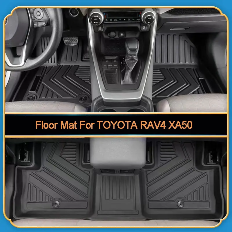 Floor Mat For TOYOTA RAV4 XA40 XA50 2013 2022 Carpet AccessoriesCustom
