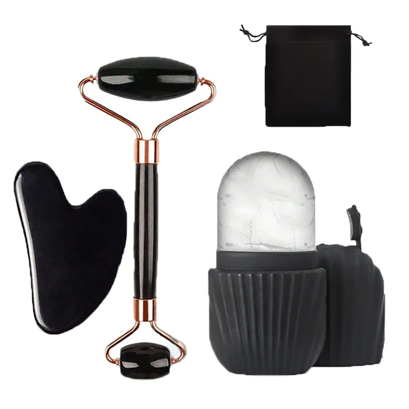 Revitalizing Ice Roller Skincare Set - Facial Toning and Contouring Tools