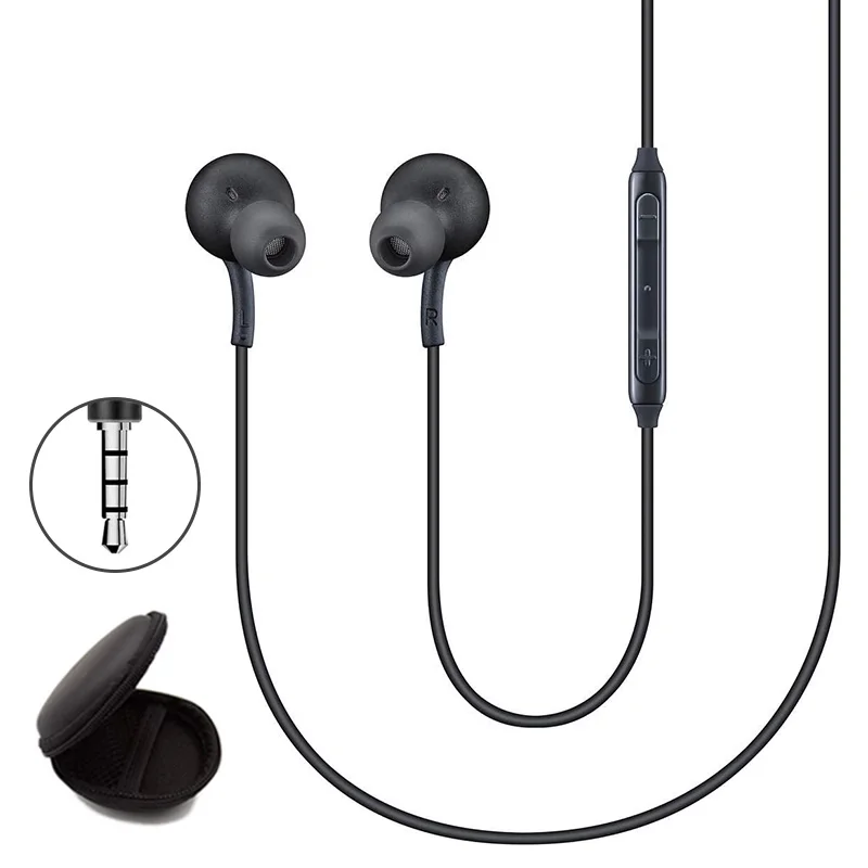 Проводные наушники-вкладыши AKG с микрофоном для Samsung 3,5 мм, Xiaomi, Google, Oppo Realme, Galaxy S10, S9, S8, S7, S6