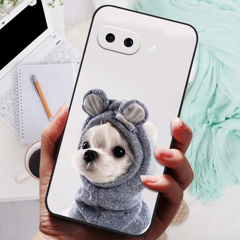Cartoon Silicone Back Cover Phone Case - Soft Bumper Coque
