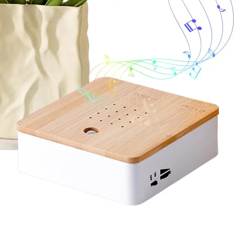 1pc new Bird Sound Decorative Box With Nature Sounds Smart Animal Noise Machine For Bedroom Relaxation Fireplace Living Room Spa