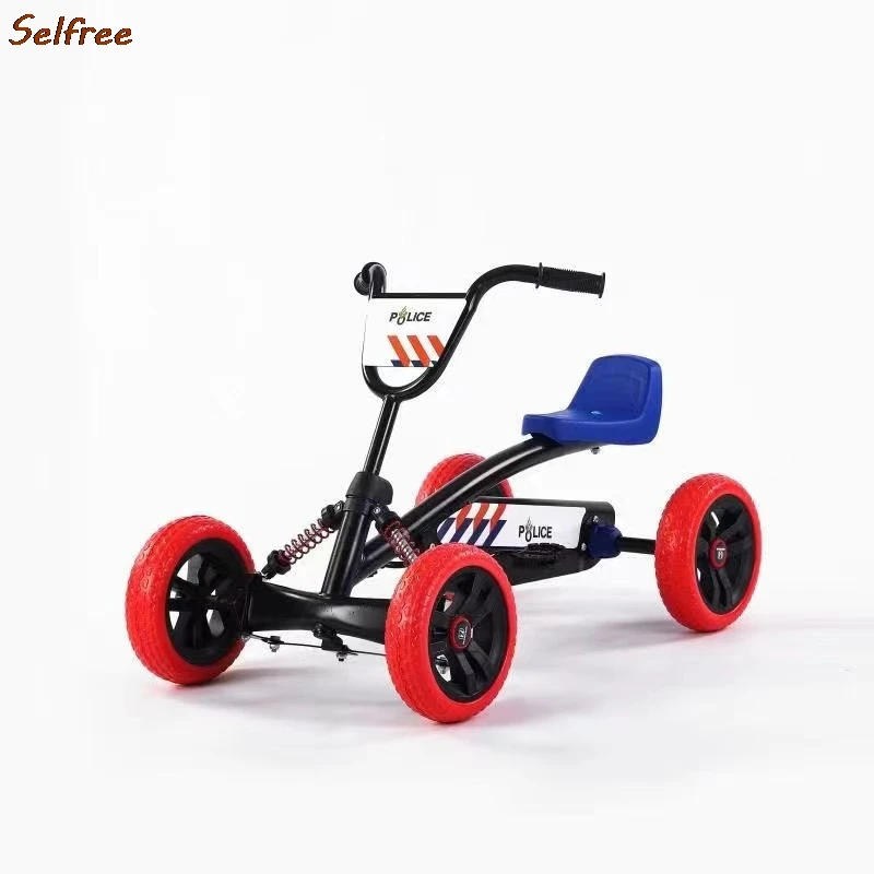 Selfree New Netflix Kids Go Kart Pedal Car Outdoor 4 Wheels 4-12 Years Old Bike Drift Wheelie Bike Bicicleta Infantil News