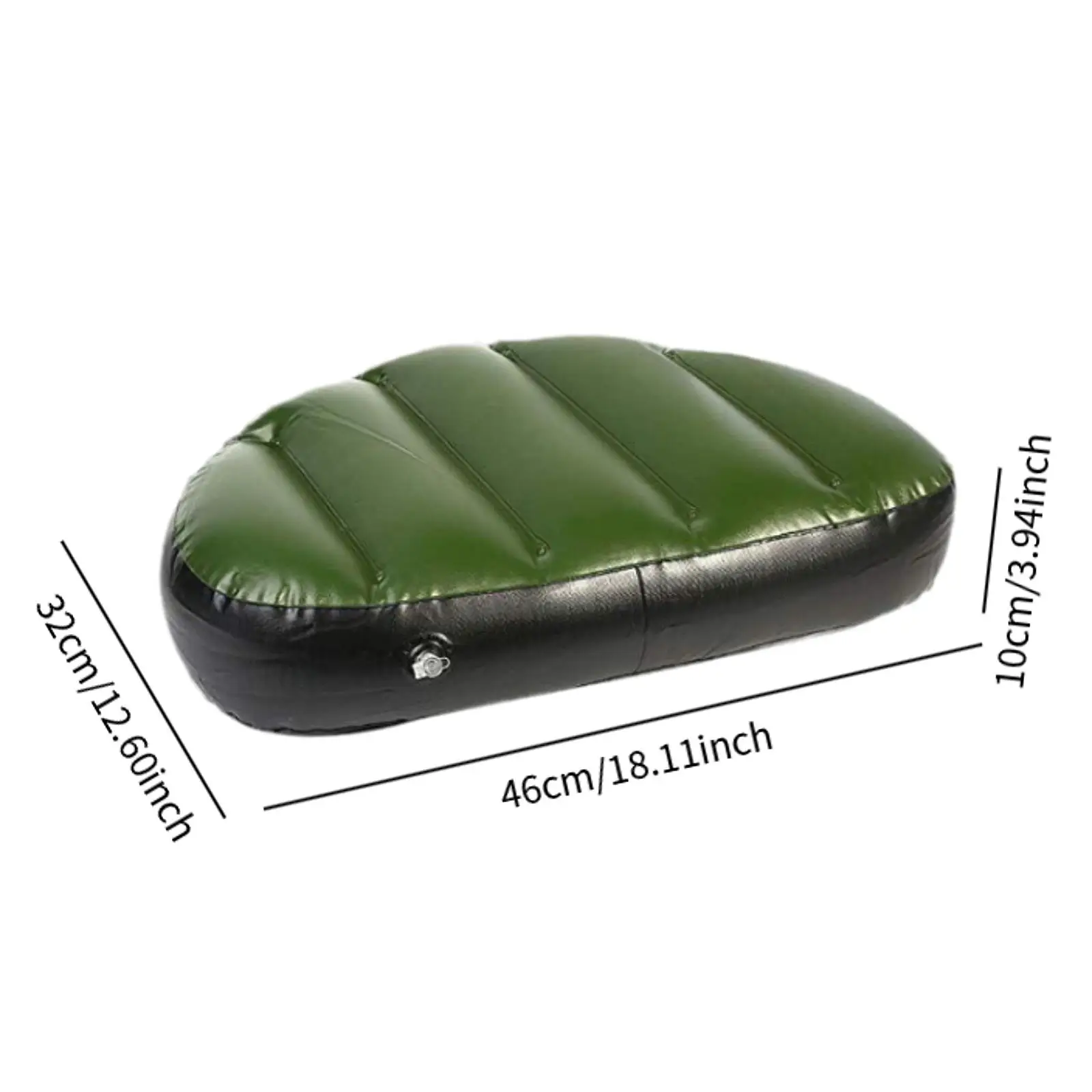 Cojín Inflable Para Asiento De Kayak - PVC, Antideslizante, Tamaño 46x32x10 Cm, Ligero Y Portátil