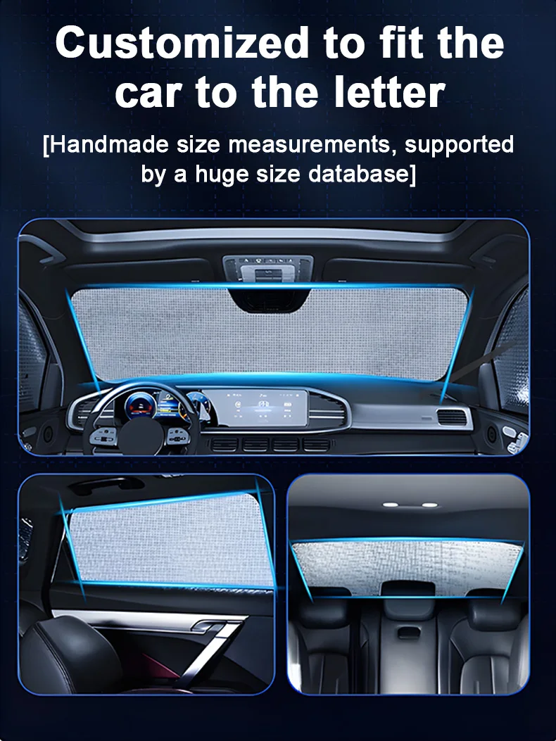 Car Windshield Visor Covers For Dongfeng Nammi Box 01 S31 IVM EX02 Anti-UV Car Full Window Sunshades Accessories