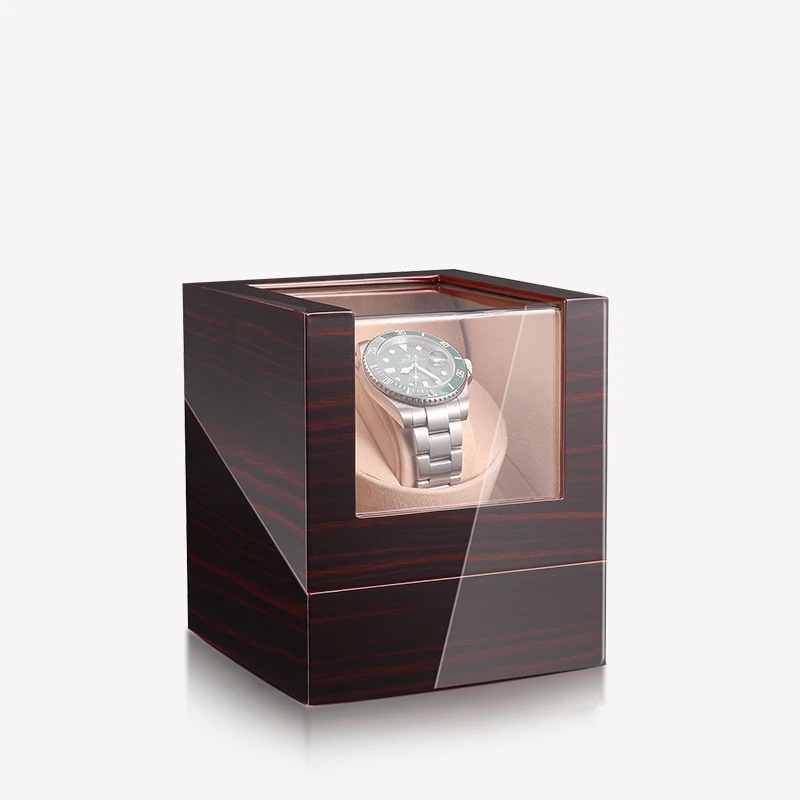Wooden Watch Winder Watch winder for Automatic Watches Mechanics Watch Box Automatic Winder Use USB Cable / with Battery Option