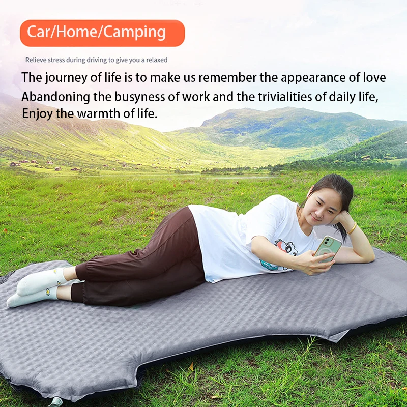 Auto Multi-function Inflatable Bed For Tesla Model 3/Model Y Special Air Mattress Car Bed Adult Sleeping Mattress Car Travel