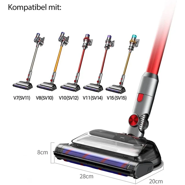 Dyson Outsize Total Clean Cordless Vacuum Nickel/Red , 60 OFF