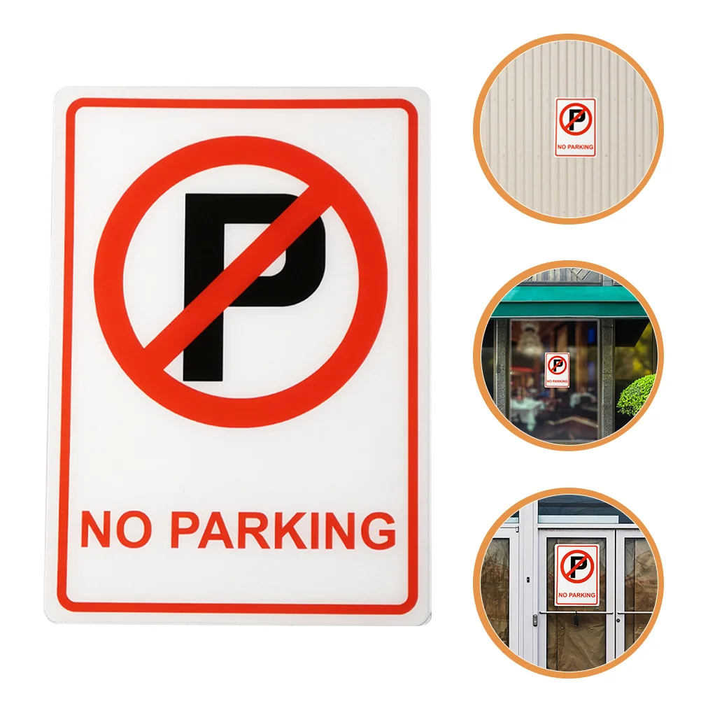 

Emblems No Parking Sign Weather-resistant Resistance Symbol Warning Caution for Roads