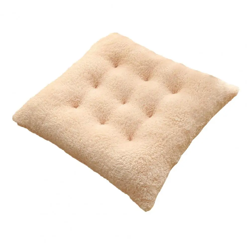thumbnail image 1 of Cojín de asiento antideslizante, cojín de asiento de alto rebote, cojín de asiento de felpa, protección súper suave, cálido para invierno, para asiento de coche, silla de oficina, 1 of 5