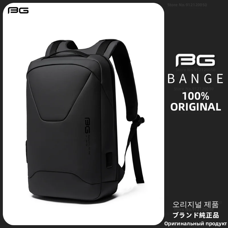 Bange New Men Anti Waterproof Laptop Backpack 15,6 Pollici Daily Work Business Backpack Usb Computer Bag School Women Backpack