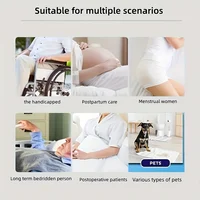 Coussin de lit étanche, 1 pièce, tapis d'isolation d'urine doux, respirant et lavable pour adultes, personnes âgées, animaux domestiques, hôpital, réutilisable, facile à nettoyer 6