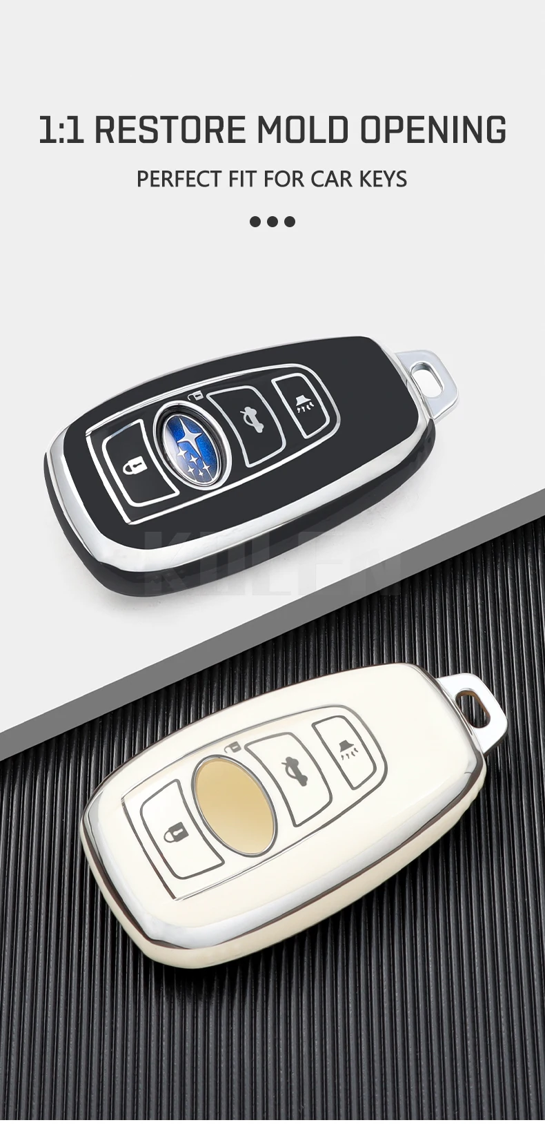 Nuovo TPU Car Key Case Cover Shell per Subaru Forester XV Outback BRZ WRX STI Legacy Impreza Crosstrek Protector Fob accessori 11 Nuovo TPU Car Key Case Cover Shell per Subaru Forester XV Outback BRZ WRX STI Legacy Impreza Crosstrek Protector Fob accessori - S6400f2b65b574a399dcdca54e404a2feU
