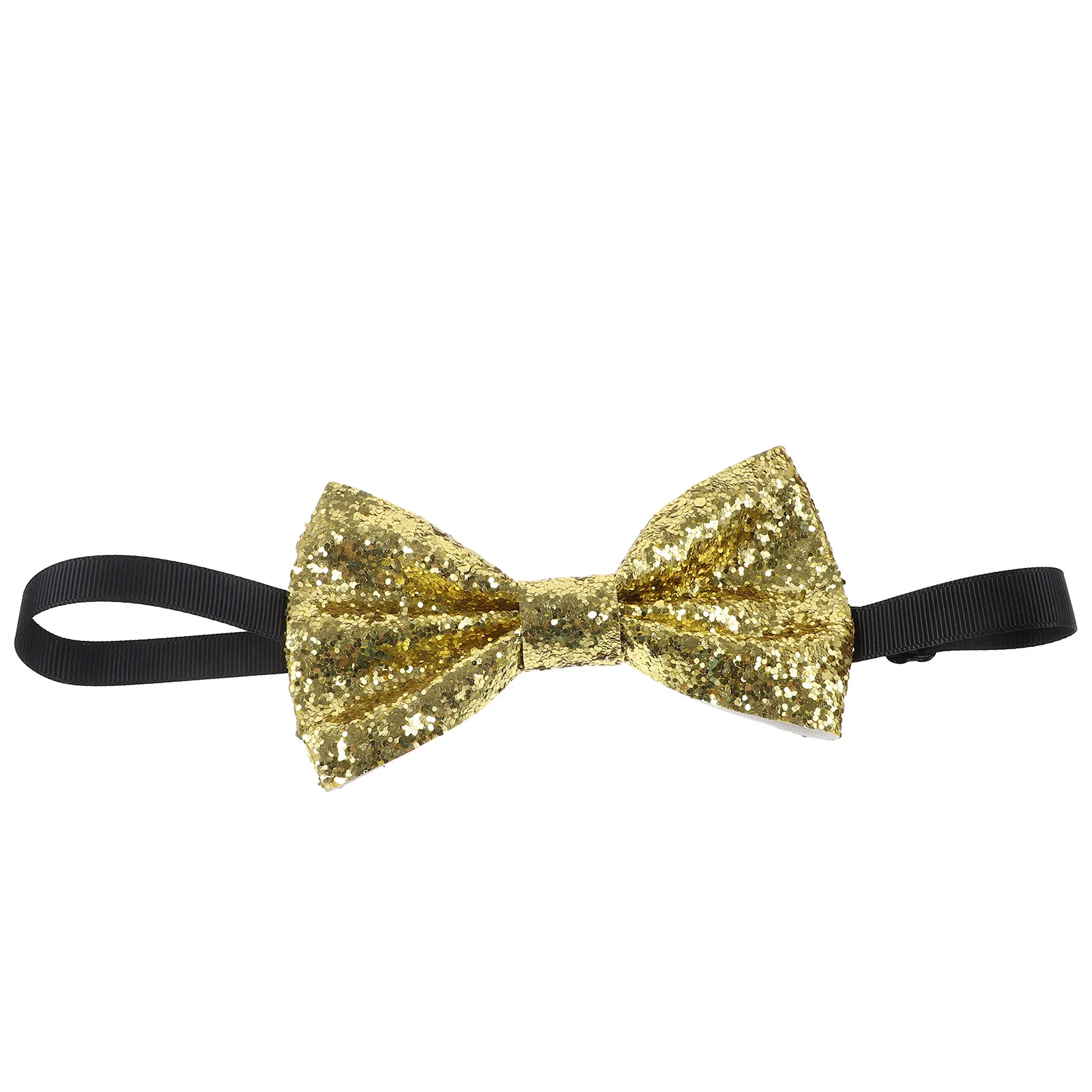 Groom Bow Tie Bachelor Party Adult Sequins Mens Tie Wedding Red Fabric Banquet