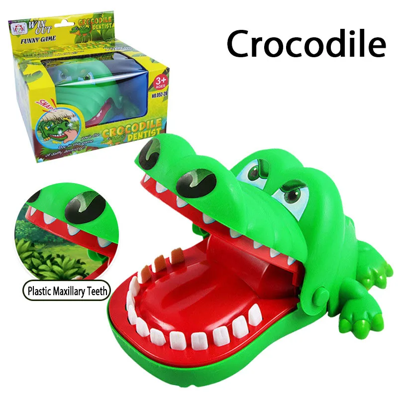 Crocodile Bite Finger Toy Electric Shark Extract Tooth Family Games Vicious Dog Biting Hand Toy Mouse Children Spoof Props crocodile toys prank toys joke toys parent child interactive toy childrens toys