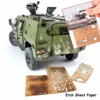 Military Model Accessories Tools Corrosion Stain Stenciling Template Leakage Spray Paper Diorama Kits 1Pcs 1