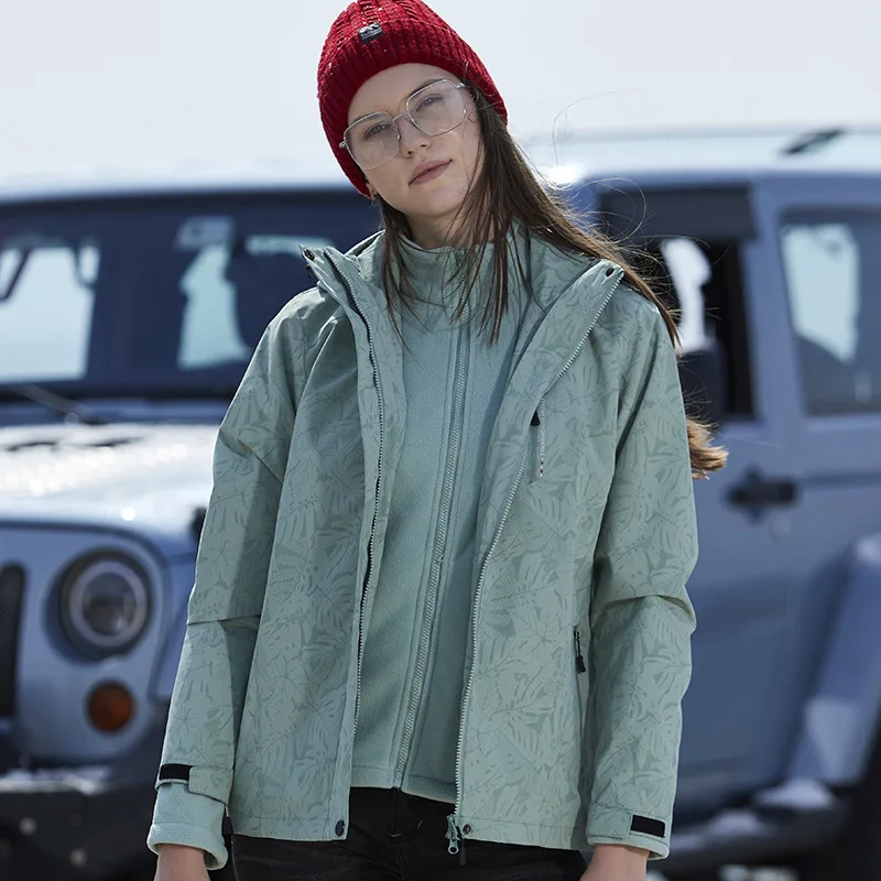 Ski Suit Jacket Couple Outdoor Men and Women Warm Breathable Windproof Jacket Autumn and Winter Trend Mountaineering Clothing