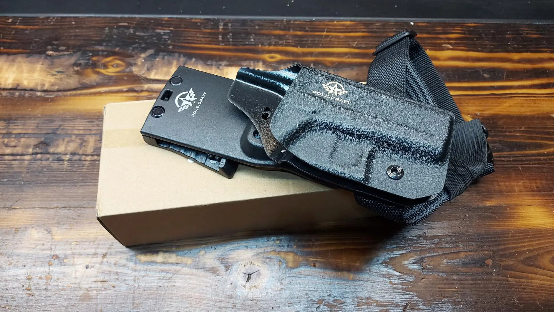 OWB Kydex Holster Fit Glock 43 / Glock 43X (Gen 1-5) Outside Waistband Carry 1.5-2 Inch Belt Clip