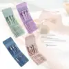 12Pcs/Set Manicure Set Household Scissors Nail Cutters with Travel Case 4