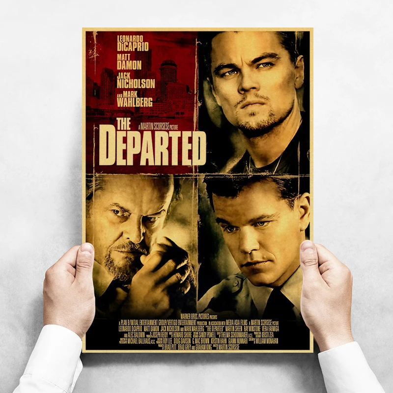 Hot Classic Canvas Painting Fiction Movie Posters The Office Friends Tv Retro Home Wall Decor Poster Film Art Painting Pictures Peckshirt