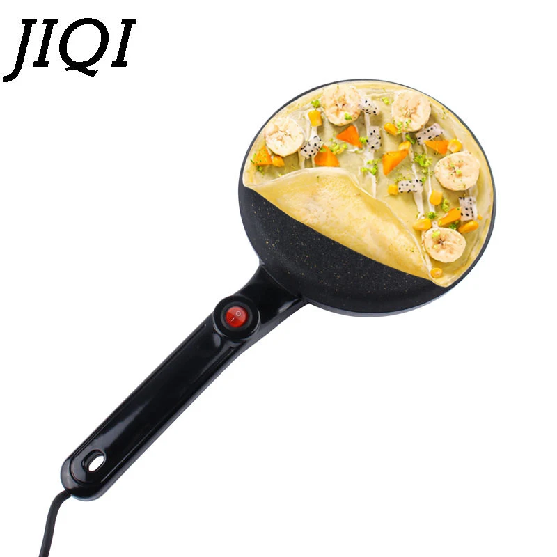 110V 220V Household Non-stick Pancake Machine Electric Crepe Baking Pan Instant Heating Spring roll Pastry Frying Grilling Plate 6