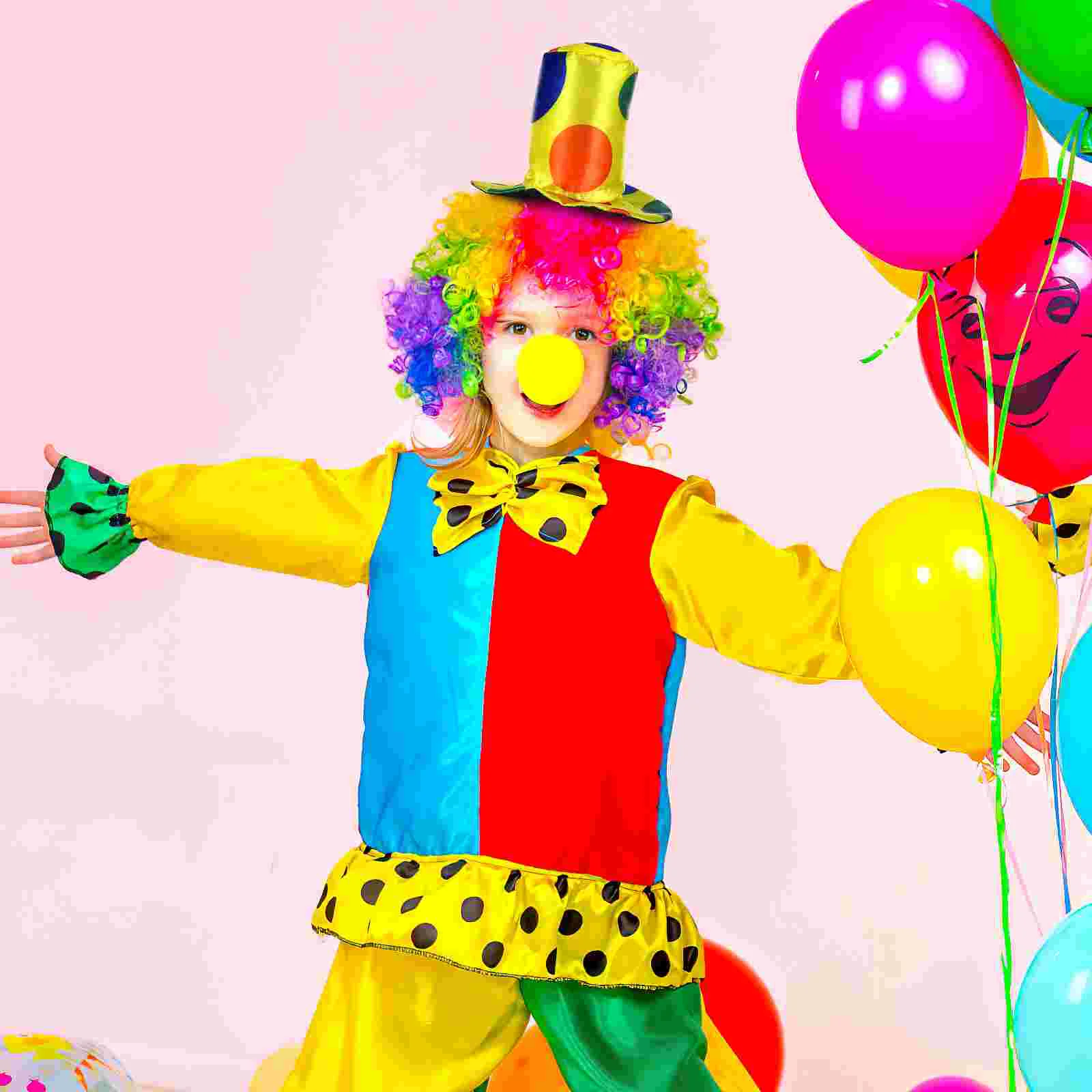 1pc Jester Headband Clown Hat Top Hat Clown Cap Carnival Party Costume Performance Props Headdress For Adults Kids