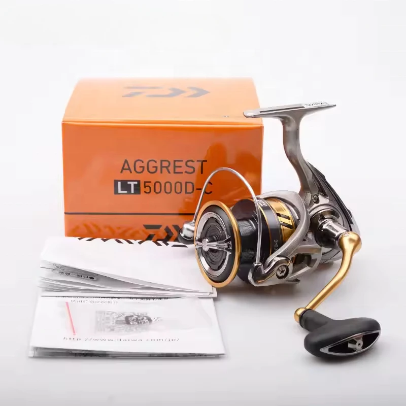 

AGGREST LT 1000-6000 4+1BB Gear Ratio 5.2:1/5.3:1/5.7:1/6.2:1 Max Drag 5/10/12kg Metal Spool Spinning Fishing Reel