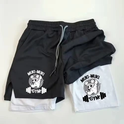 Men's Performance Breathable Gym and Training Shorts - XXXL (Photo color)