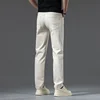 Summer New Jeans Cotton Off-white Men's Brand Clothing Stretch Straight Business Fashion Denim Long Pants Classic Style Male 6