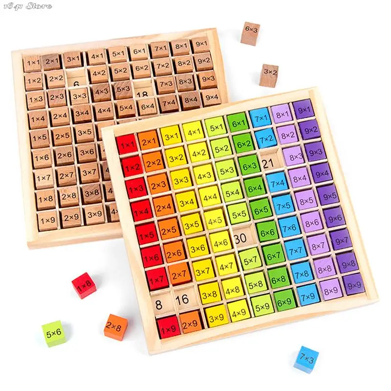 

Таблица умножения для детей, игрушка-пазл для раннего развития, учебные пособия, столы для умножения, 1 набор