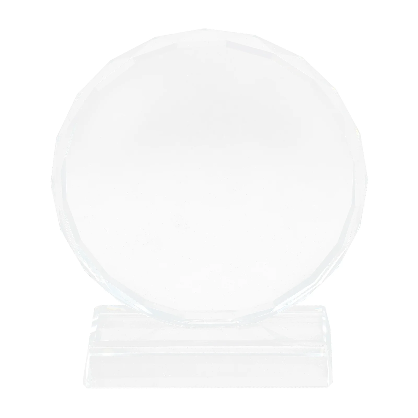 

Blank Crystal Trophy Delicate Custom Trophies for Kids Desktop Gift Tableop Transparent Award Prize Accessory Simple Decor