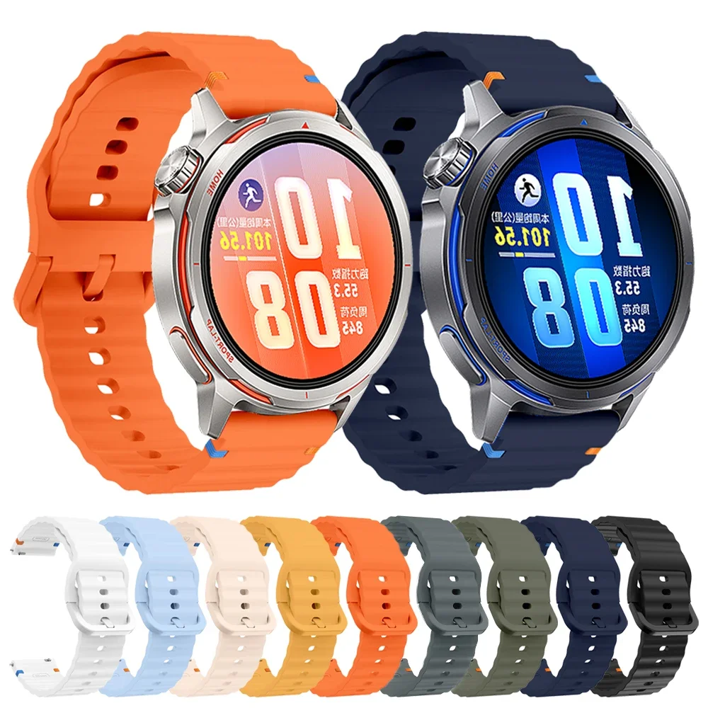 Versatile Silicone Sport Watch Strap - Available in 18mm, 20mm, and 22mm Sizes