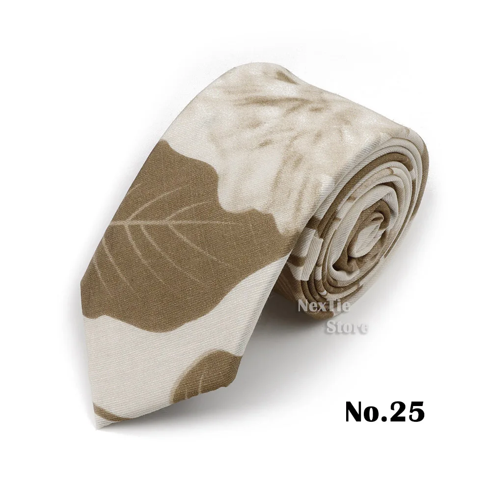 6,5 cm künstlerische Herren- und Damen-Krawatte, klassisch, floral, Baumwolle, elegant, schöne Krawatte mit Blumenblättern, Hochzeit, Party, Accessoires, Geschenk – Detail 25