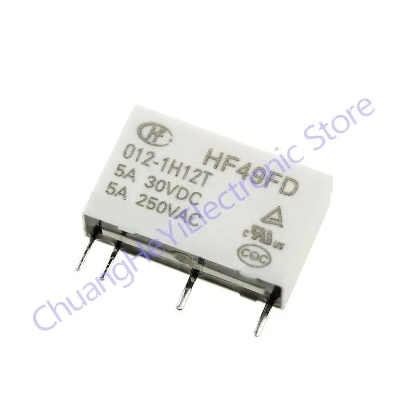 Description Picture 5 of item5Pcs HF49FD Industrial relay HF49FD-005-1H11 HF49FD-012-1H11 HF49FD-024-1H11 1H12 5A 4PIN 5V 12V 24V Miniature power relay